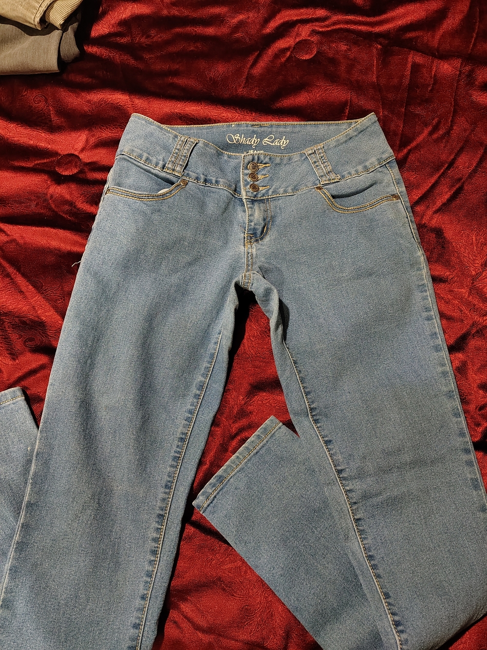 Shady Lady Light Blue Skinny Jeans - High Rise Stretch